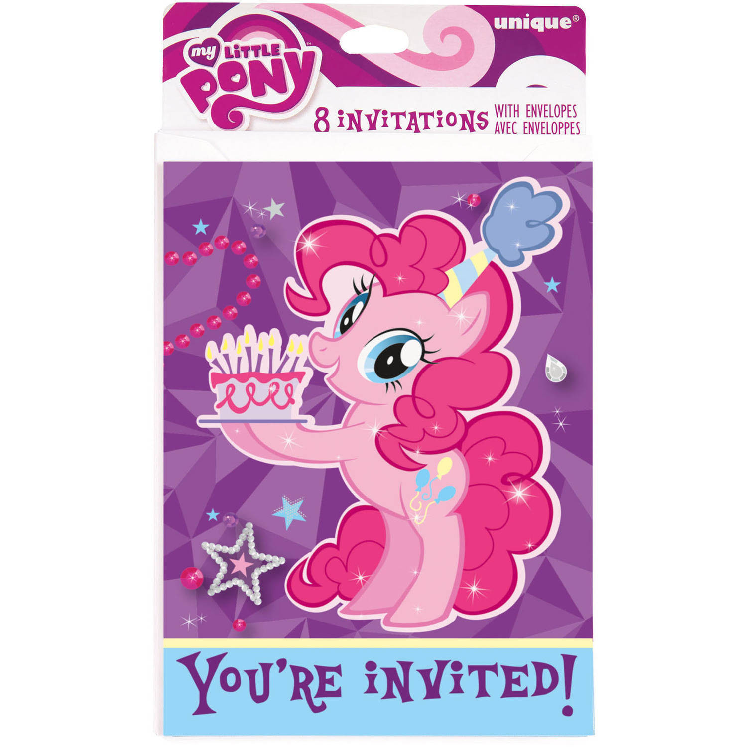 My Little Pony Birthday Card
 My Little Pony Invitations 8ct Walmart