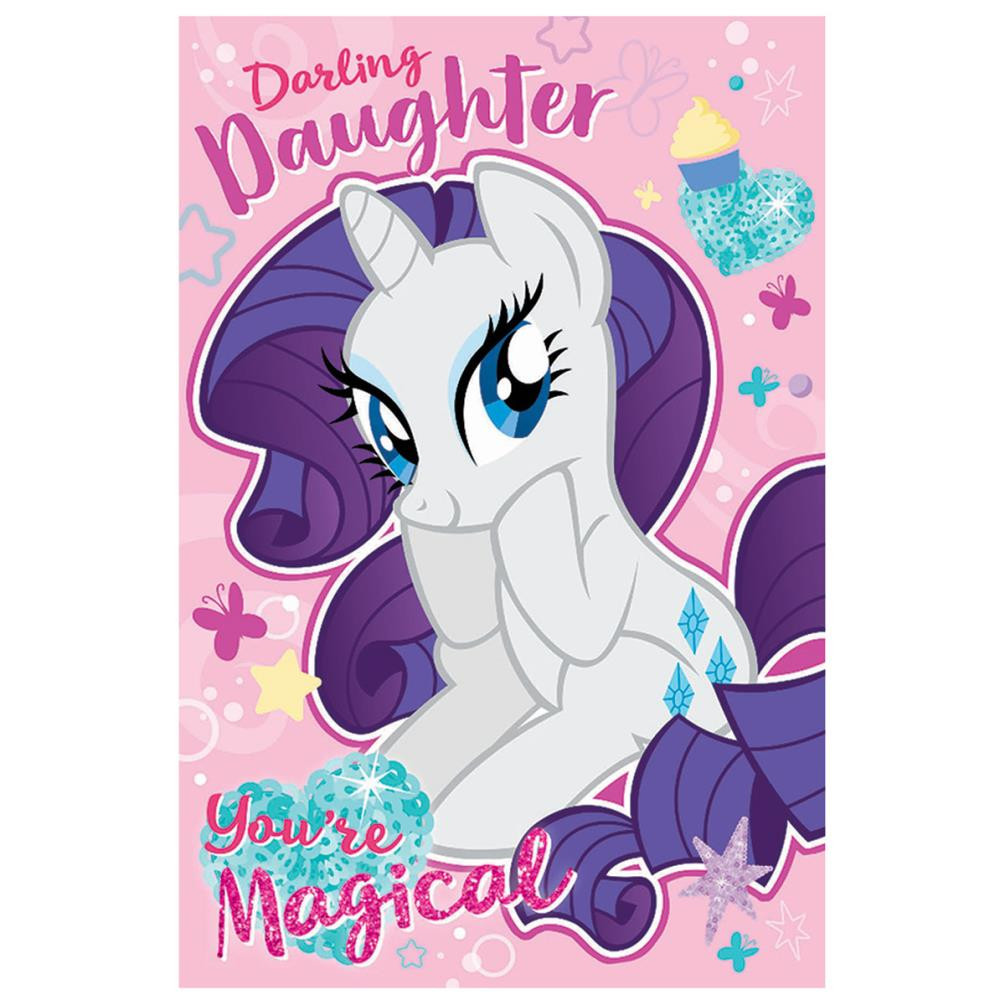 My Little Pony Birthday Card
 Darling Daughter My Little Pony Birthday Card MP055