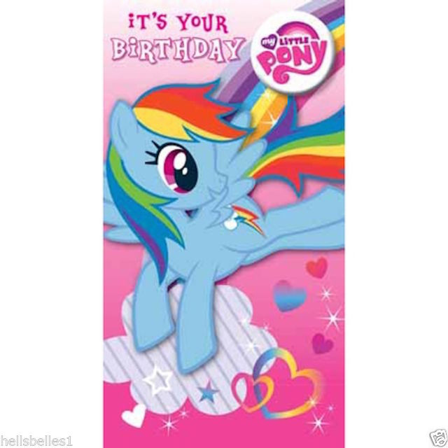 My Little Pony Birthday Card
 ficial My Little Pony Happy Birthday Cards Gift Wrap