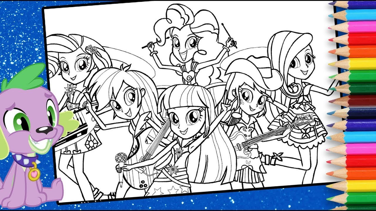 My Little Pony Girls Coloring Pages
 MLP Equestria Girls coloring pages My little pony