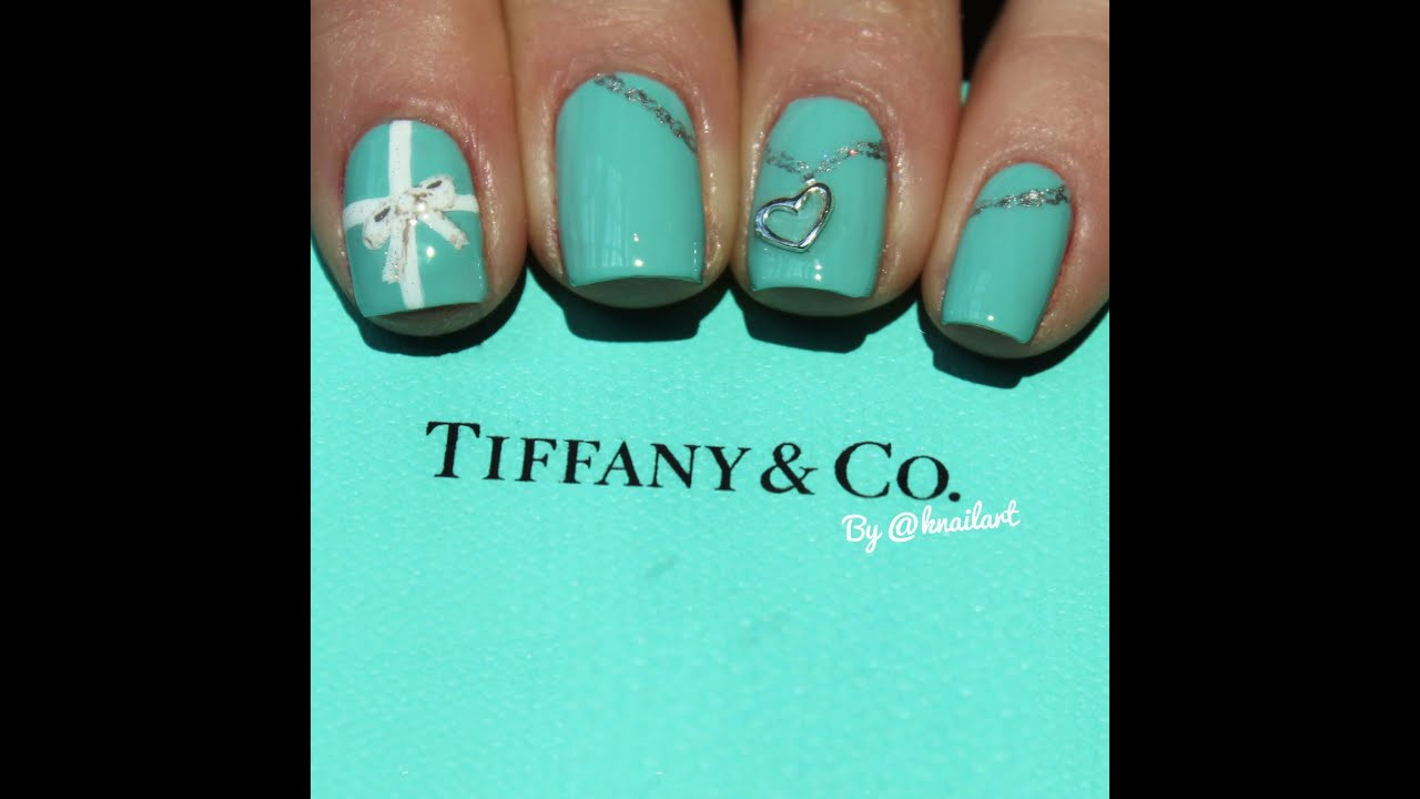 Nail Art And Co
 Tiffany & Co Inspired Nail Art Tutorial