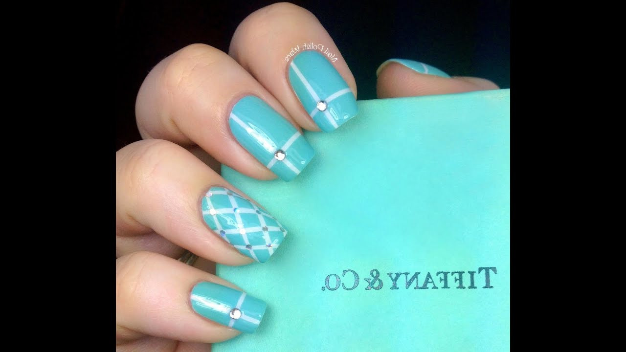 Nail Art And Co
 Tiffany and co inspired Nail Art Designs How To With Art