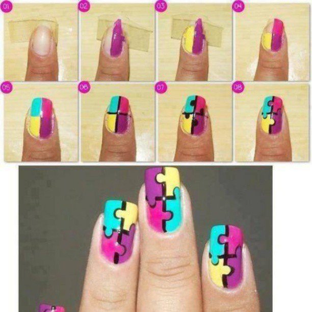 Nail Art Designs Step By Step At Home
 20 Awesome nail art designs explained step by step