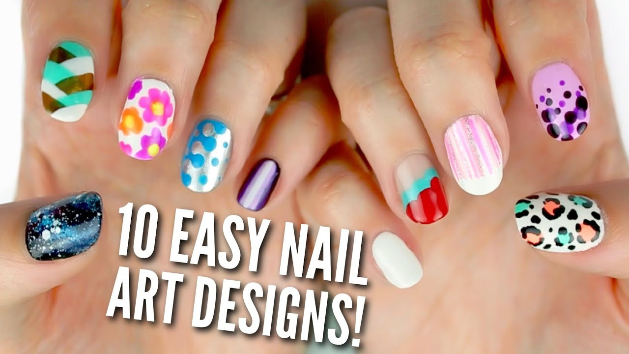 Nail Art Easy Designs
 10 Easy Nail Art Designs for Beginners The Ultimate Guide