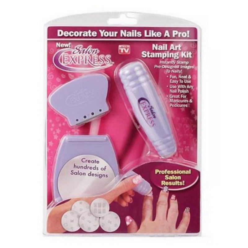 Nail Art Kit For Girls
 Nail Art Stamping Kit For Women Multicolor