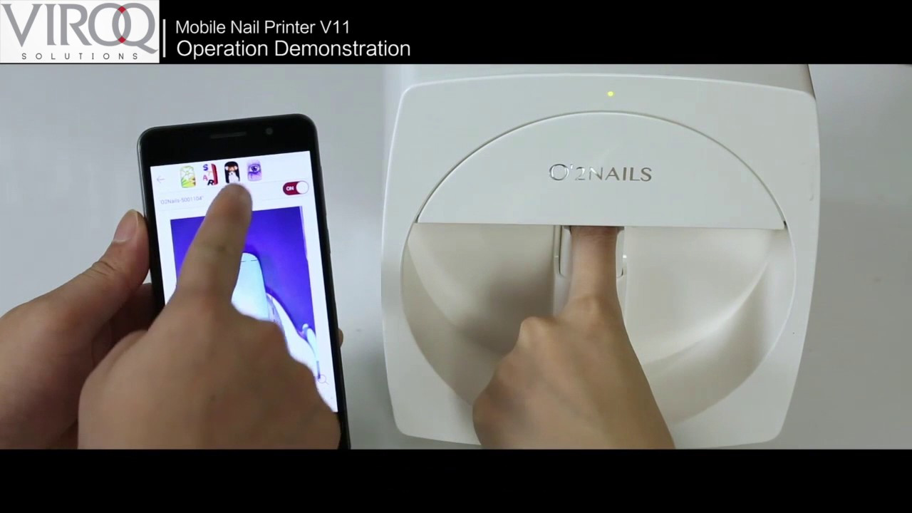Nail Art Printer
 Viroq Mobile Nail Art Printer