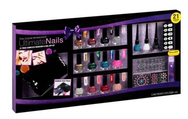 Nail Art Tools Walmart
 Color Workshop Ultimate Nails Manicure & Nail Art Kit only $10