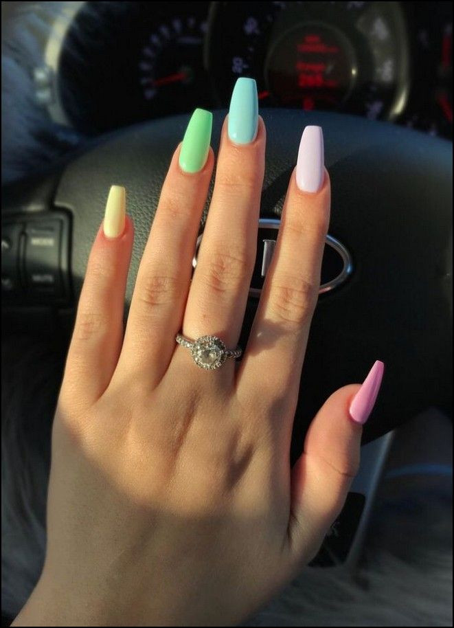 Nail Colors Tumblr
 133 most eye catching different color coffin nails for