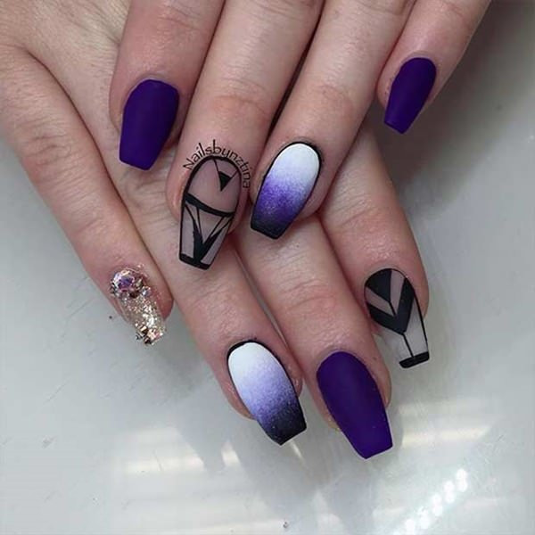 Nail Designs Coffin Shape
 69 Impressive Coffin Nails You Always Wanted to Sport
