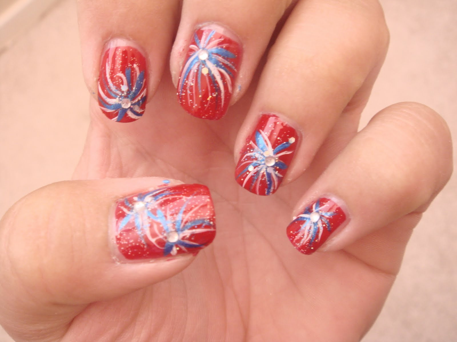 Nail Designs For 4th Of July
 Fourth July Nail Designs Pccala