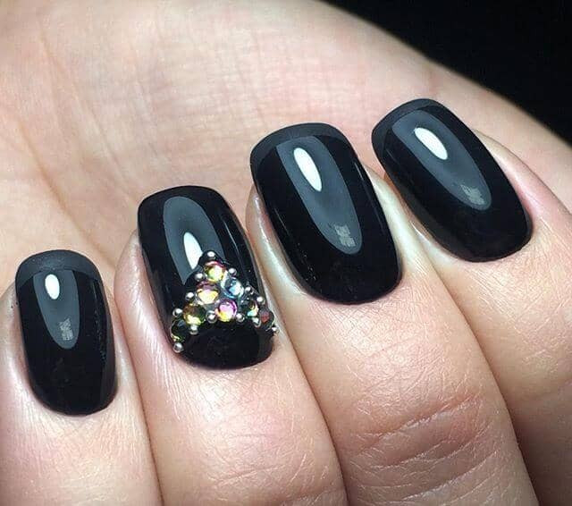 Nail Designs For Black Nails
 50 Dramatic Black Acrylic Nail Designs to Keep Your Style