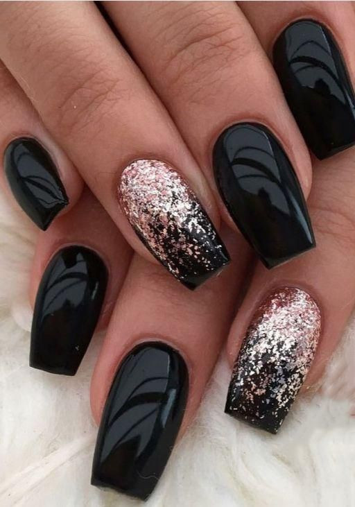 Nail Designs For Black Nails
 80 Incredible Black Nail Art Designs for Women and Girls