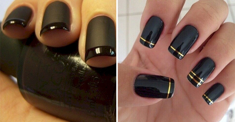 Nail Designs For Black Nails
 22 Black Nails That Range from Elegant Manicures to Edgy