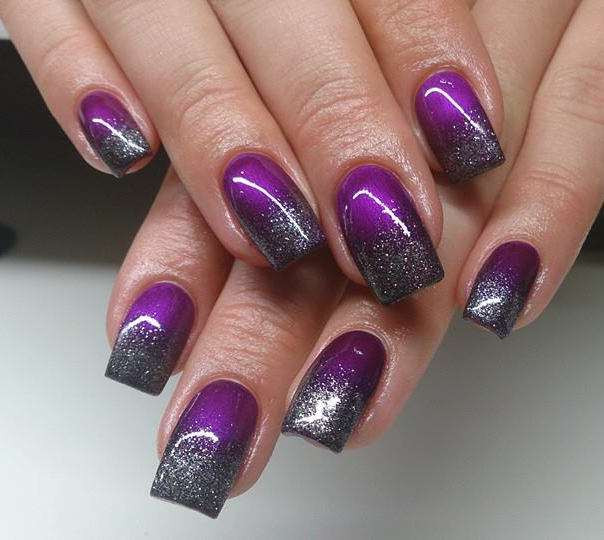 Nail Designs Purple And Silver
 silver and purple nail designs – Easyday