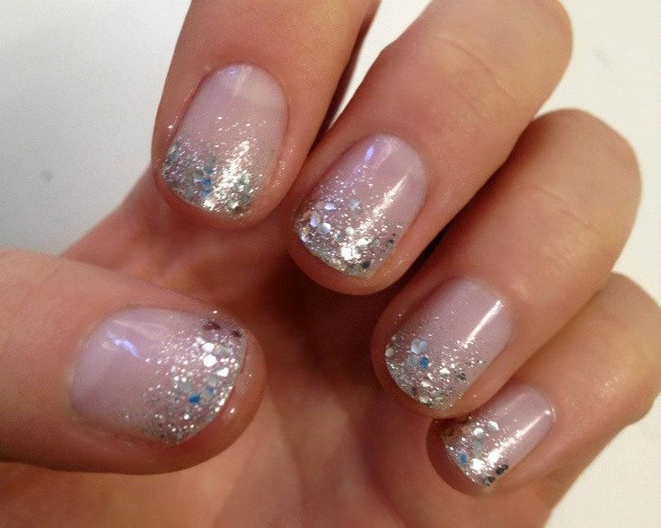 Nails Glitter Tips
 17 Best images about Glitter nails on Pinterest