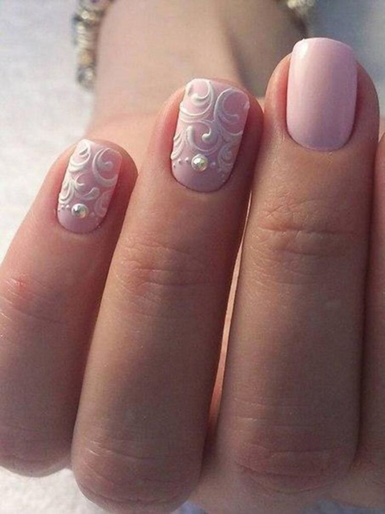 Nails Wedding
 Wedding Nail Art Manicure Ideas From Pinterest