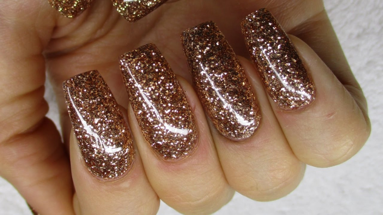Nails With Glitter
 How to All Glitter Gelnails