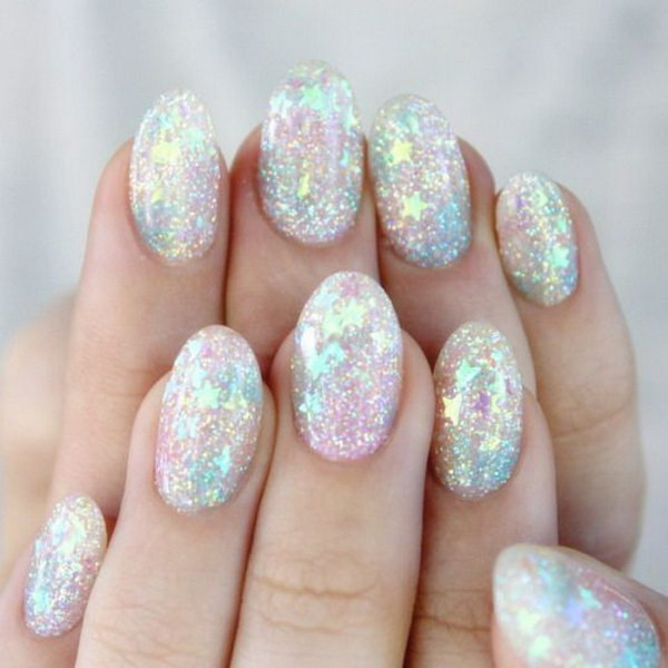 Nails With Glitter
 70 Stunning Glitter Nail Designs 2017