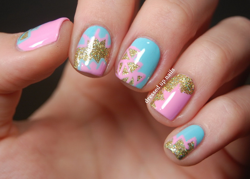 Nails With Glitter
 Glitter nail designs for shiny hands yve style