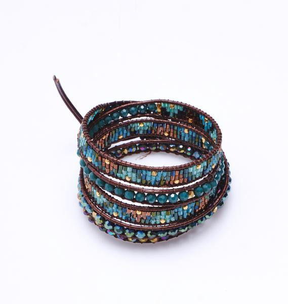 Nakamol Bracelet Wrap
 Nakamol Wrap Bracelet in Turquoise – Girl Intuitive