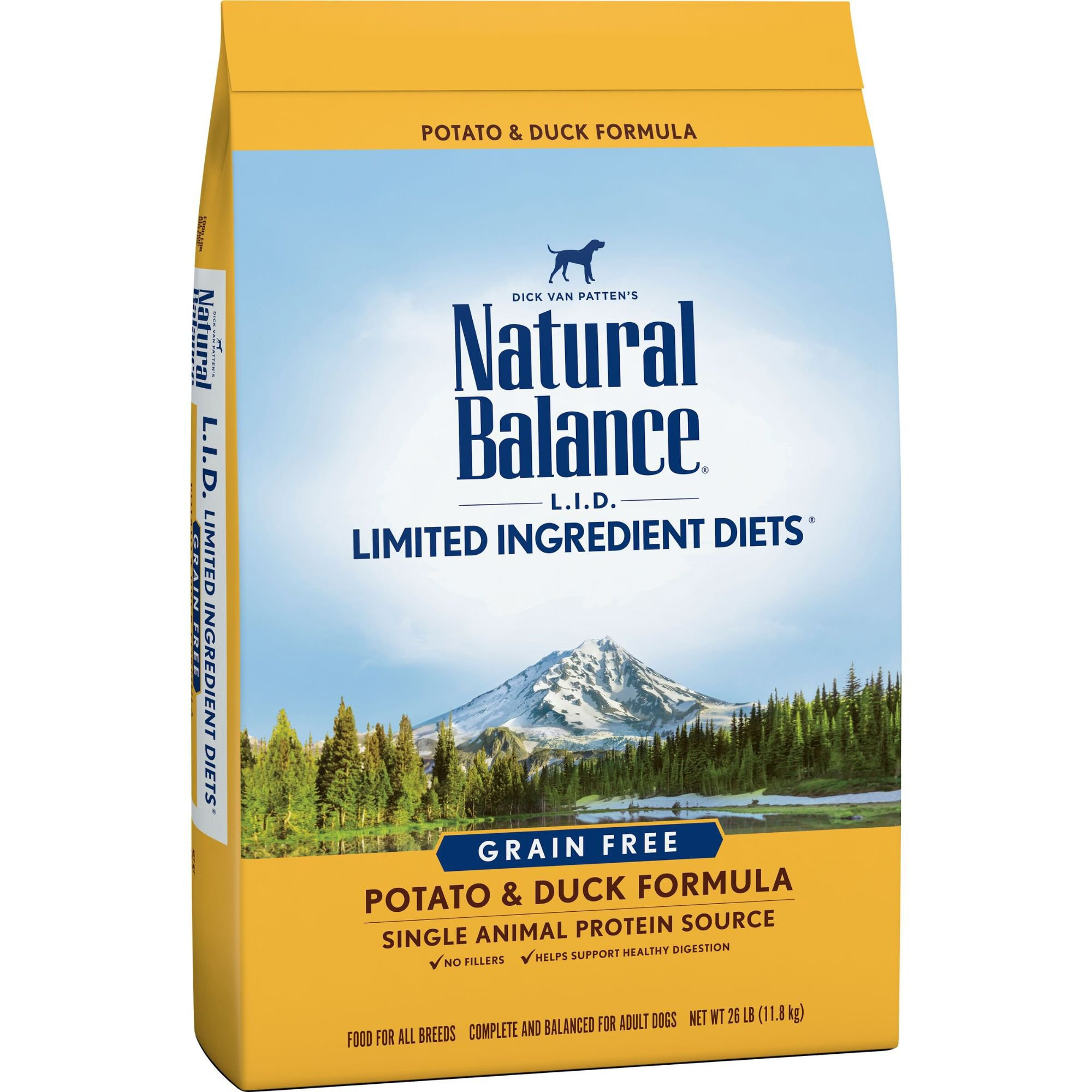 Natural Balance Duck And Potato
 Natural Balance L I D Limited Ingre nt Diets Grain Free