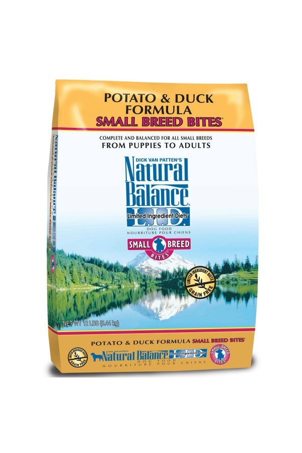 Natural Balance Duck And Potato
 Natural Balance Small Bites Potato & Duck Formula Dog Food