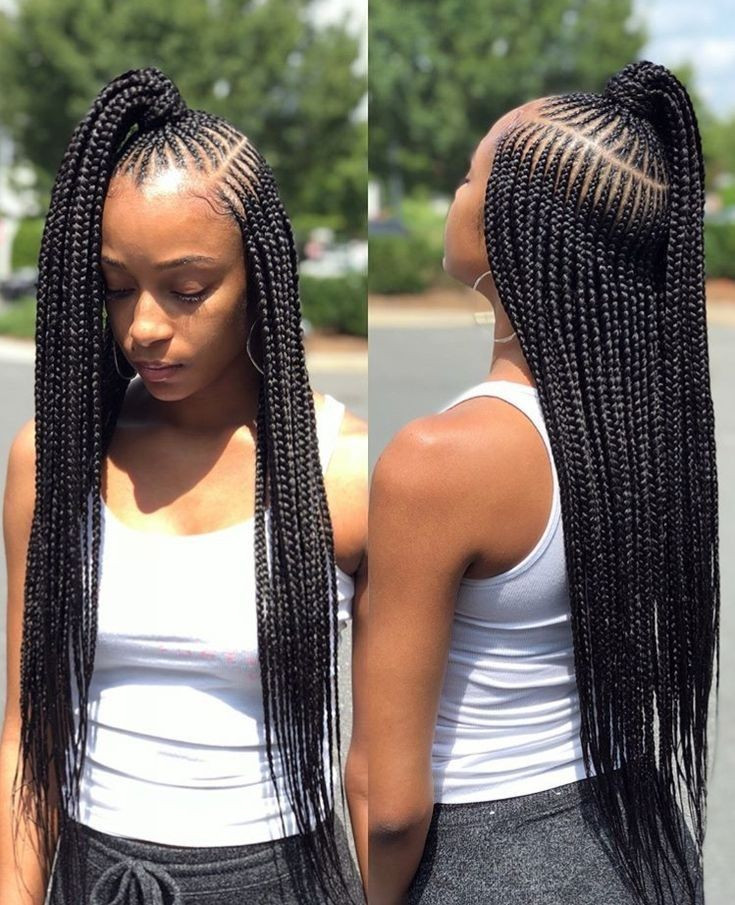 Natural Braided Hairstyles 2020
 Thats cute in 2020