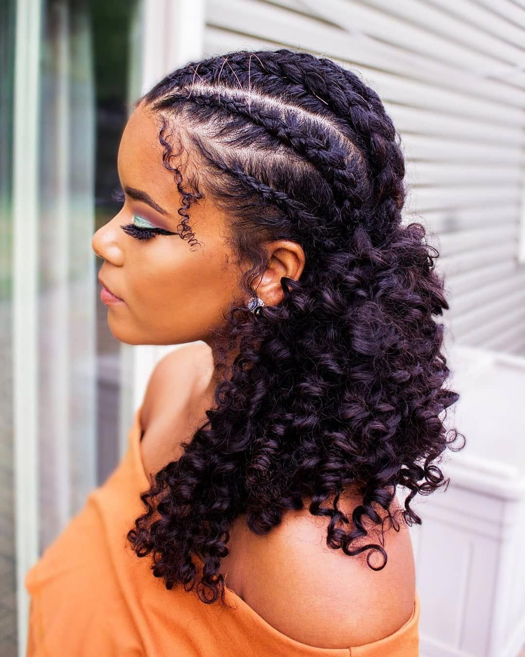 Natural Braided Hairstyles
 35 Natural Braided Hairstyles Without Weave