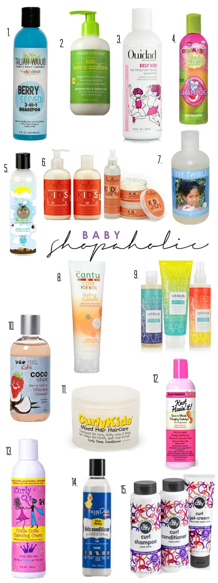 Natural Hair Care For Kids
 top 15 hair care brands for curly and kinky haired babies