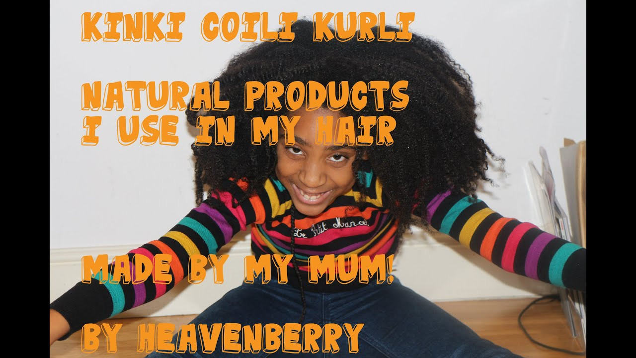 Natural Hair Care For Kids
 Natural hair products for kids with Afro and Mixed Curly