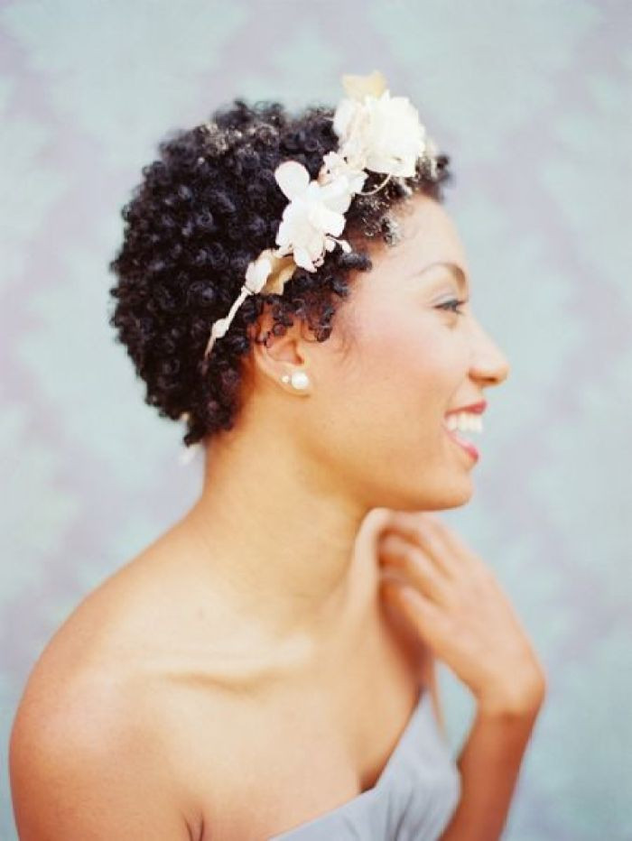 Natural Hairstyles For Short Hair
 Slay Your Wedding Look with these Natural Hair Bridal
