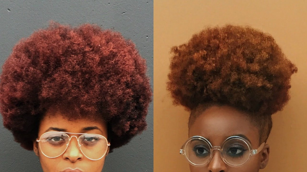 Natural Hairstyles With Color
 HOW TO DYE NATURAL HAIR AT HOME NO BLEACH Ronkeraji