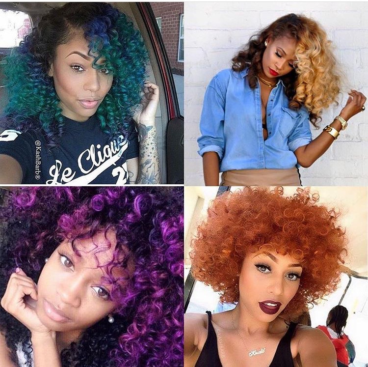 Natural Hairstyles With Color
 Dye Without the Cry Healthier Options to Color Your