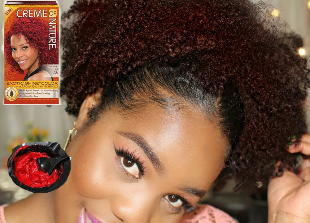Natural Hairstyles With Color
 Natural Hair My Red Hair Color Damaged Hair