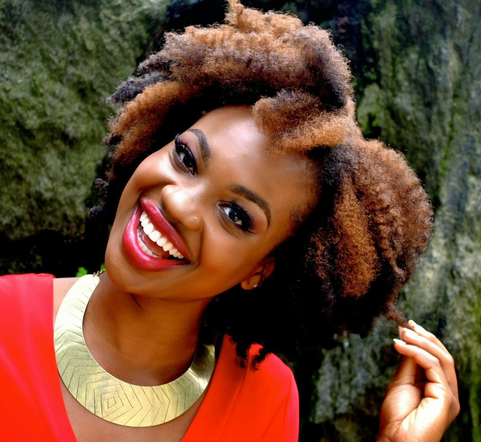Natural Hairstyles With Color
 Ijeoma is Naturally Glamorous CurlyNikki