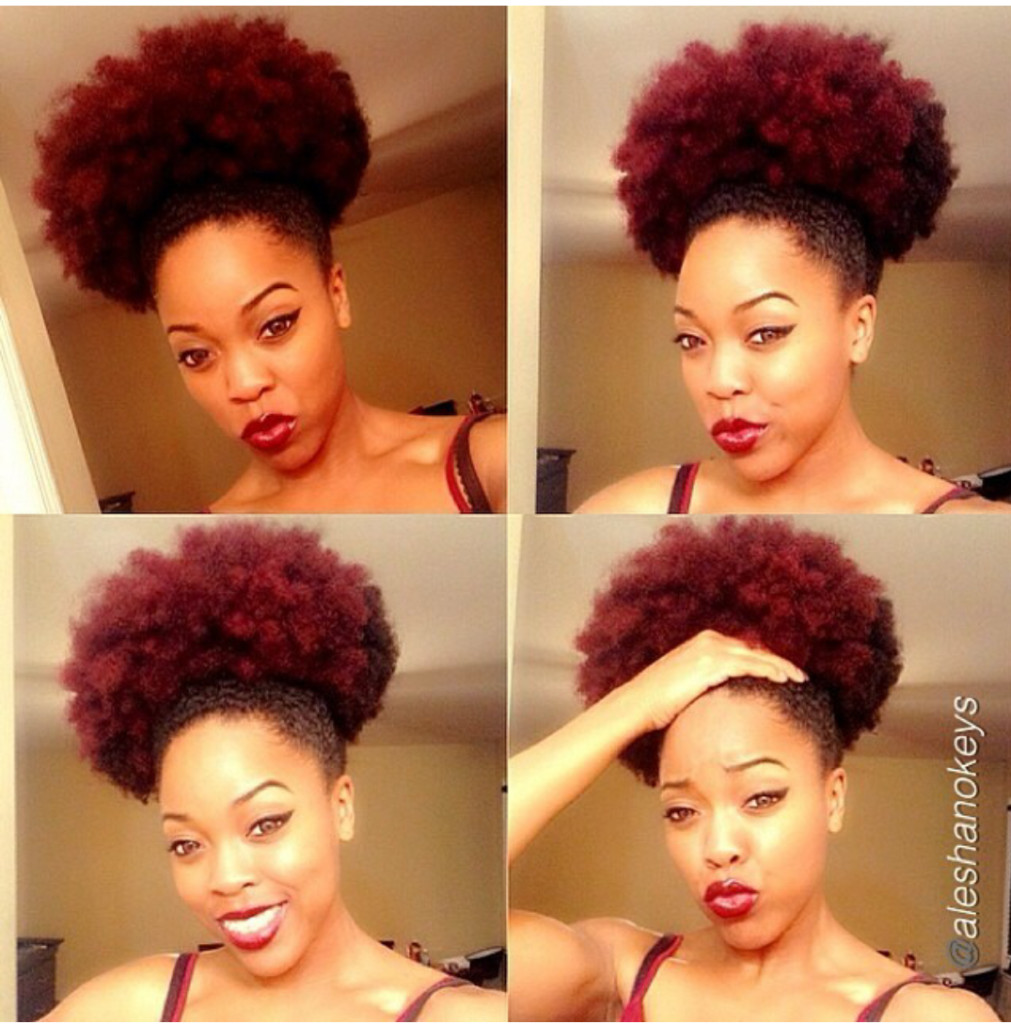 Natural Hairstyles With Color
 Alesha is Naturally Glam CurlyNikki