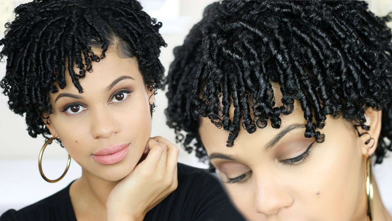 Natural Short Hairstyles
 How To Finger Coils on Short Natural Hair
