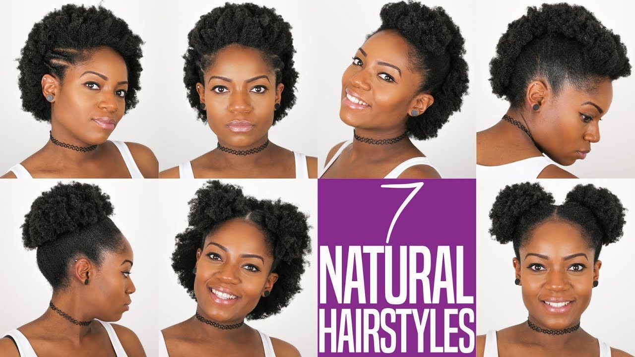 Natural Short Hairstyles
 7 NATURAL HAIRSTYLES For Short to Medium Length Natural