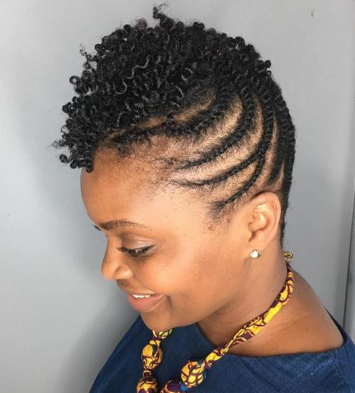 Natural Twist Updo Hairstyles
 75 Most Inspiring Natural Hairstyles for Short Hair in 2019