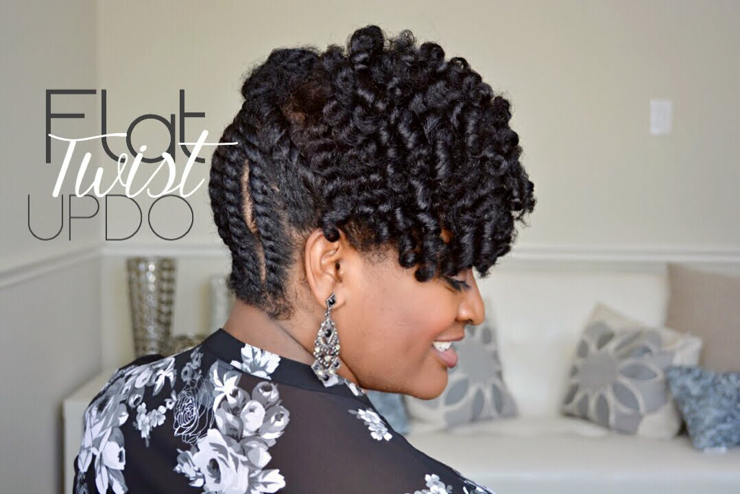 Natural Twist Updo Hairstyles
 103