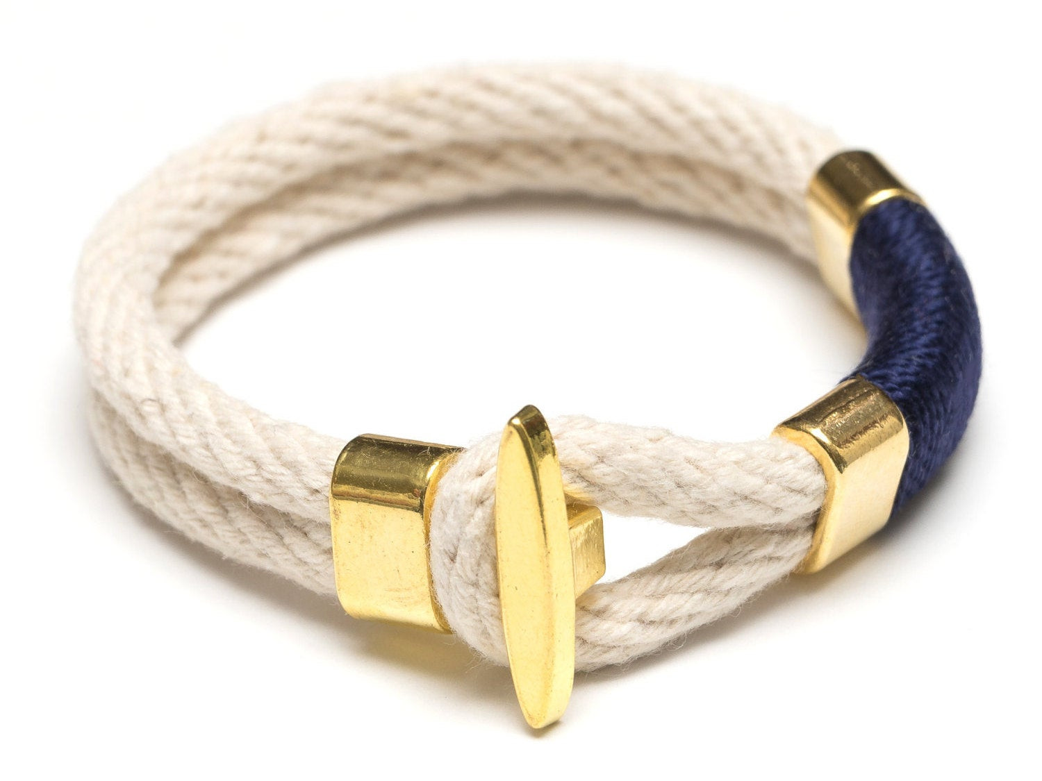 Nautical Rope Bracelet
 Nautical Rope Bracelet Nautical Jewelry Ivory Rope