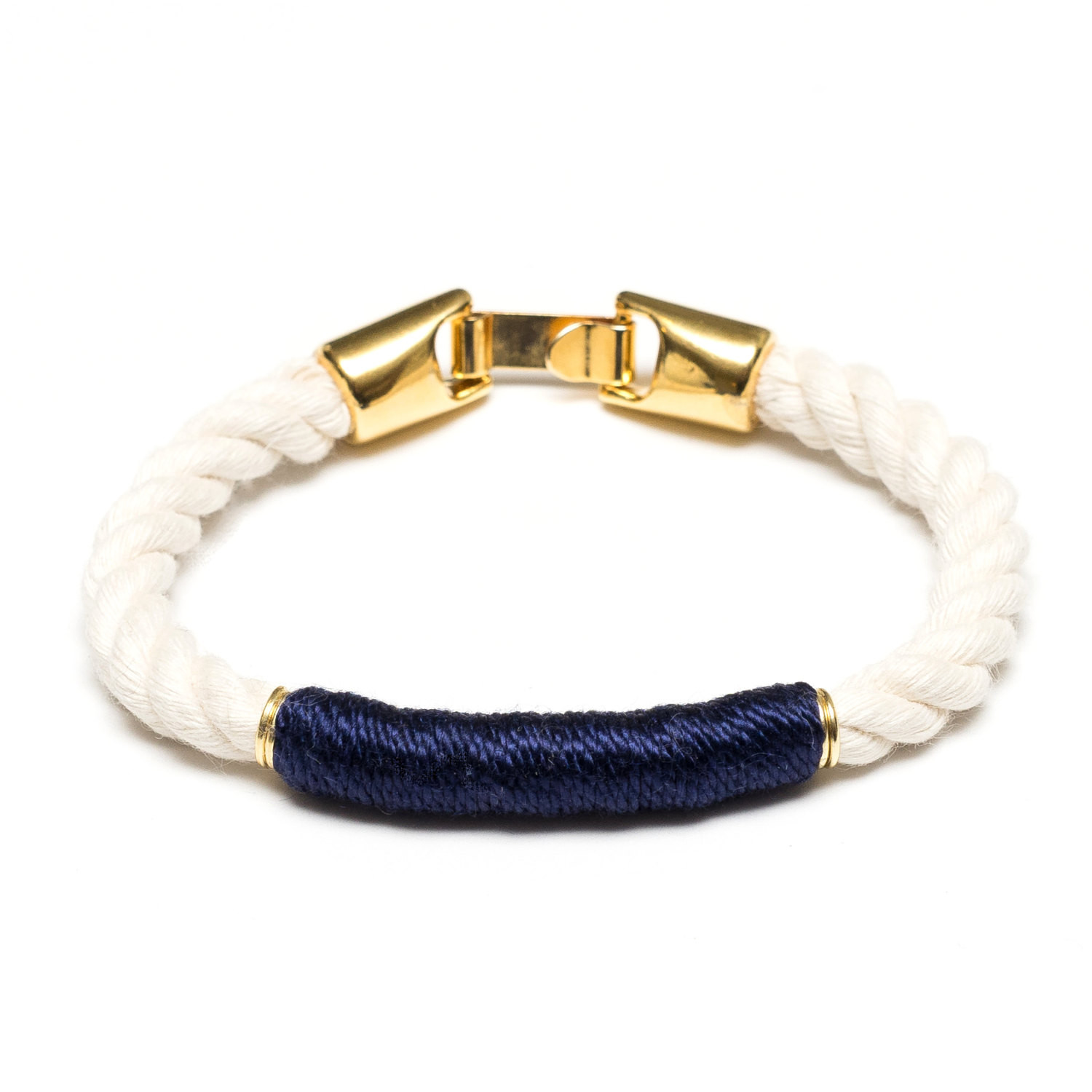 Nautical Rope Bracelet
 Nautical Rope Bracelet Ivory Rope Bracelet Gold Nautical
