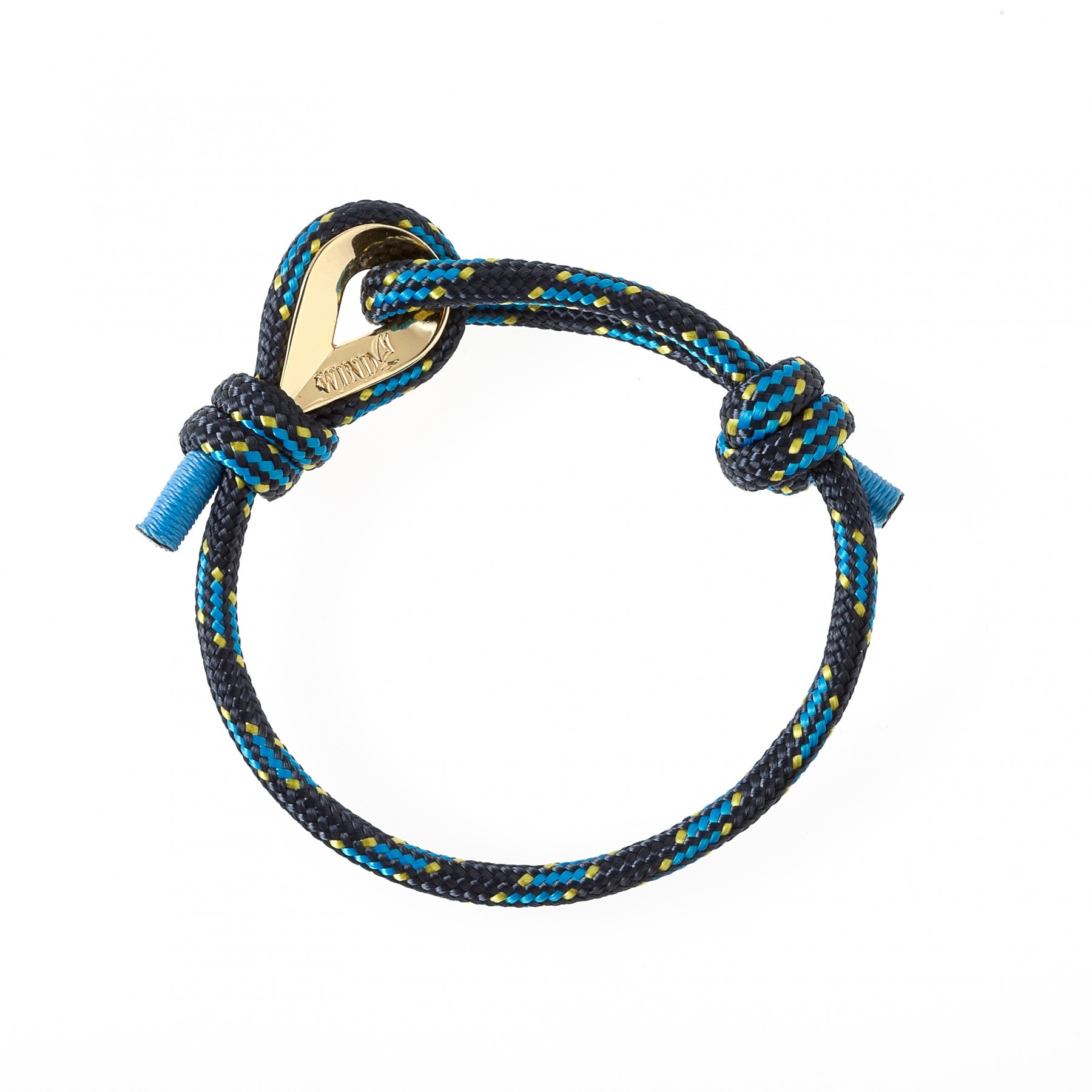 Nautical Rope Bracelet
 "Dark ocean" blue nautical rope bracelet for men Wind