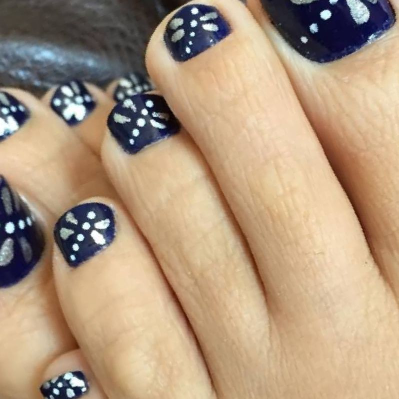 Navy Blue And Silver Nail Designs
 35 Navy Blue And Silver Nail Designs PicsRelevant
