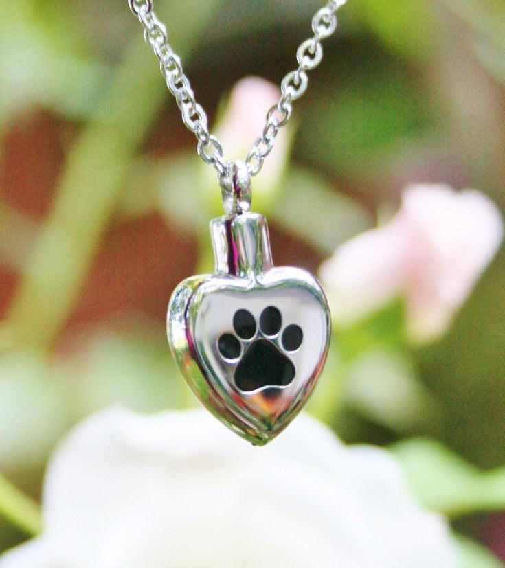 Necklace For Dog Ashes
 Pet Cremation Jewelry for Ashes Urn Necklace Ash Pendant Dog