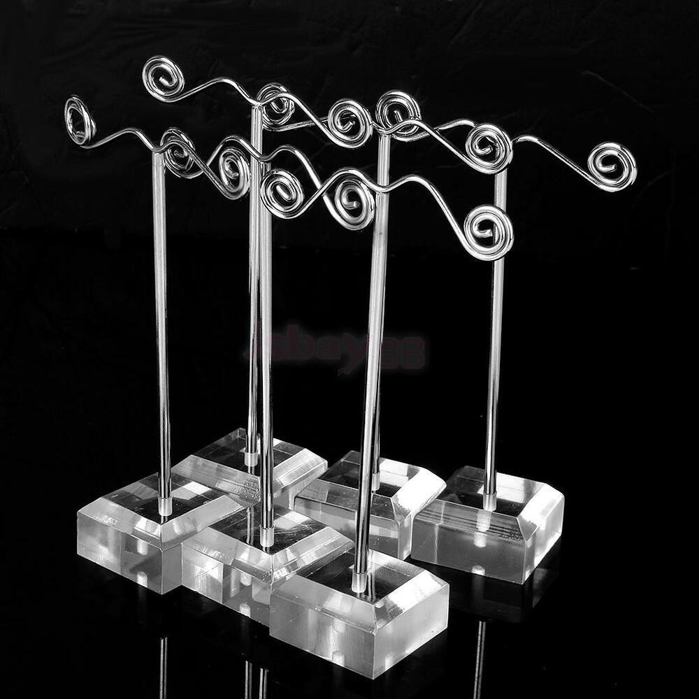 Necklace Holder Stand
 Set of 10 Earring Necklace Display Stand 4 5" tall