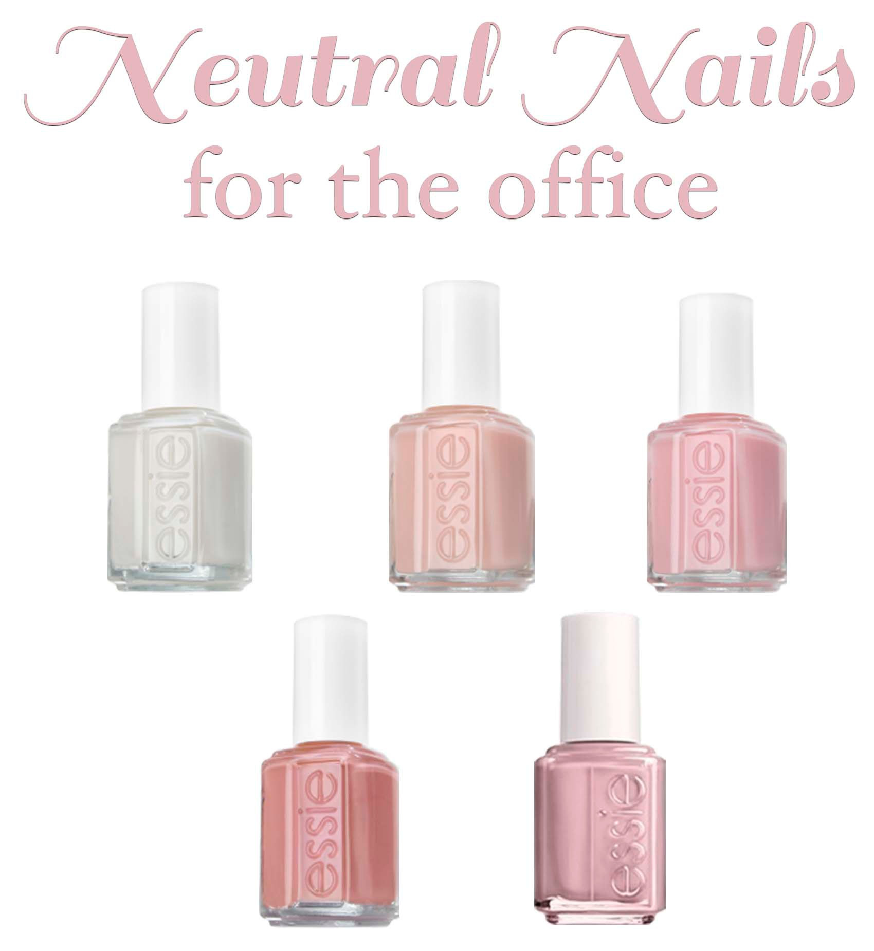 Neutral Nail Colors For Work
 Essie Archives
