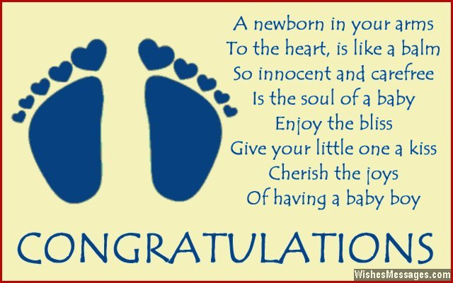 New Baby Congratulation Quotes
 Baby Boy Congratulations Quotes QuotesGram