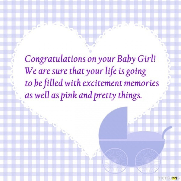 New Baby Congratulation Quotes
 Congratulations for Newborn Baby Girl Quotes Wishes