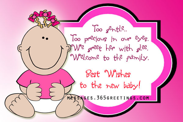 New Baby Gift Message
 new baby card 365greetings